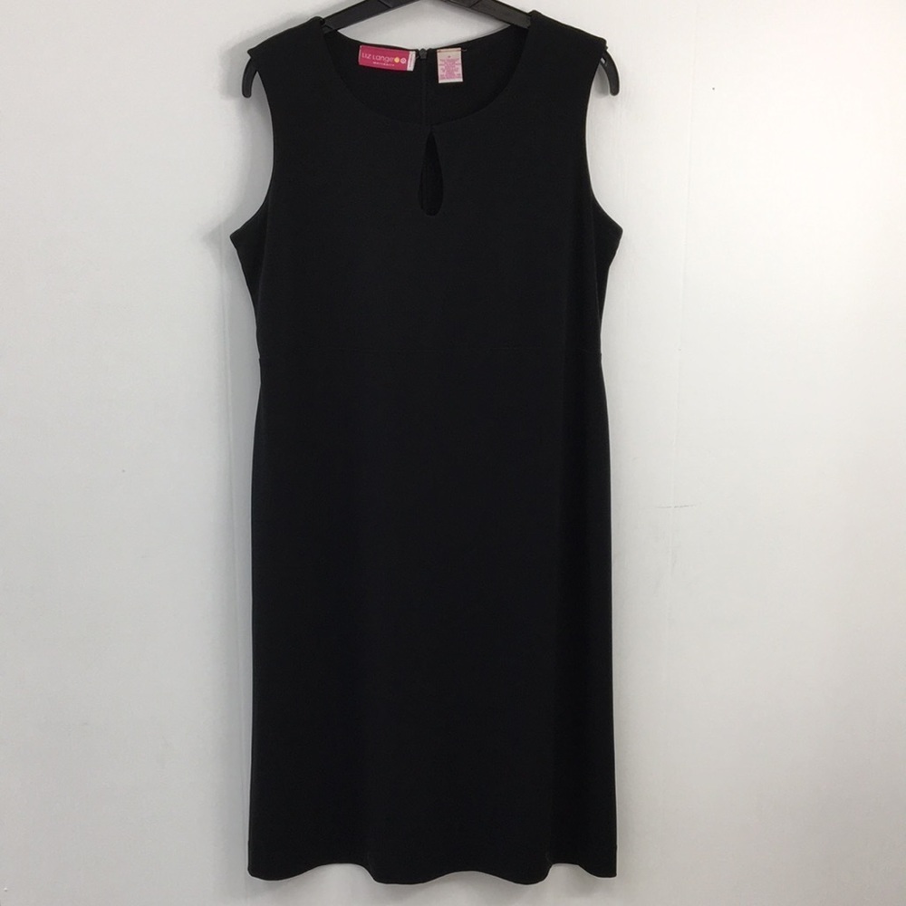 Liz Lange Maternity Sleeveless Simple Black Dress Size S EXCELLENT Condition